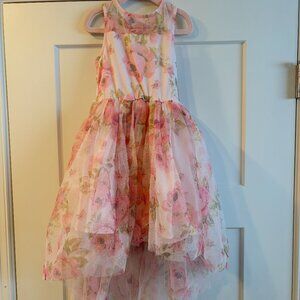 Kids ZENZI Pink Floral Dress